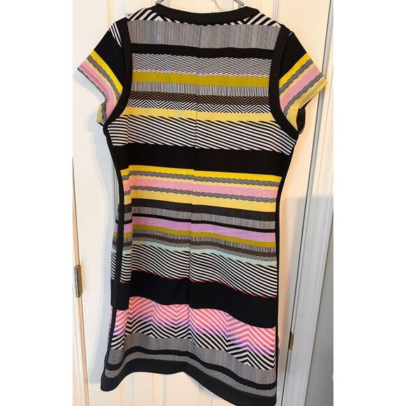 Shelby & Palmer Colorful Striped Dress Size 14 - Picture 3 of 4